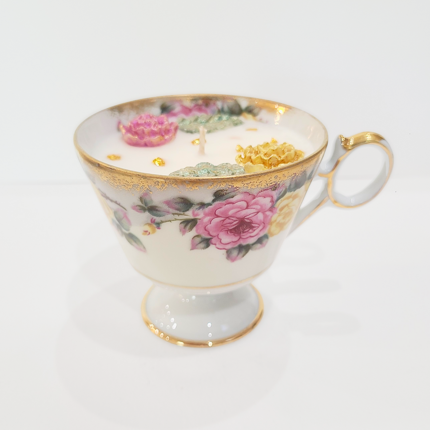 Desert Bloom | Royal Grafton Bone China Vintage Teacup Candle