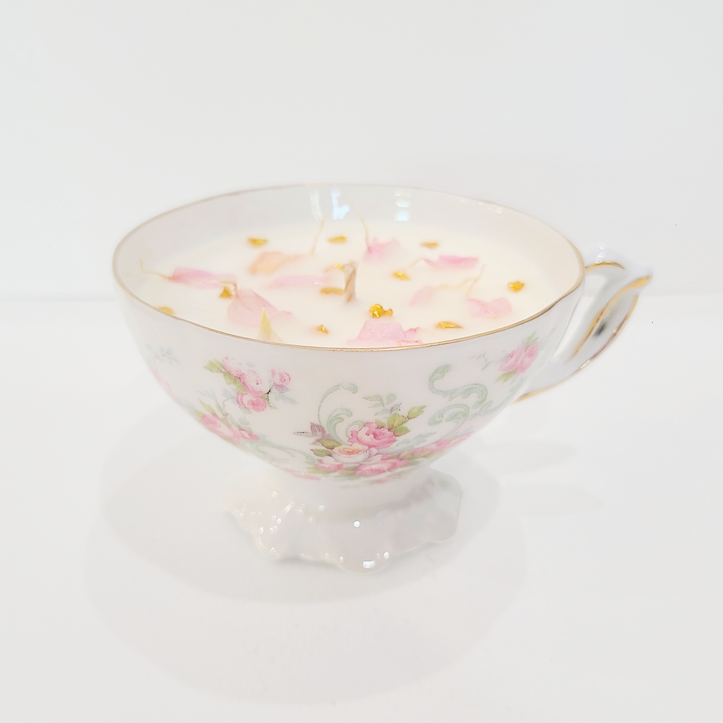 Sweet Jasmine | 19th Century Antique Teacup Candle