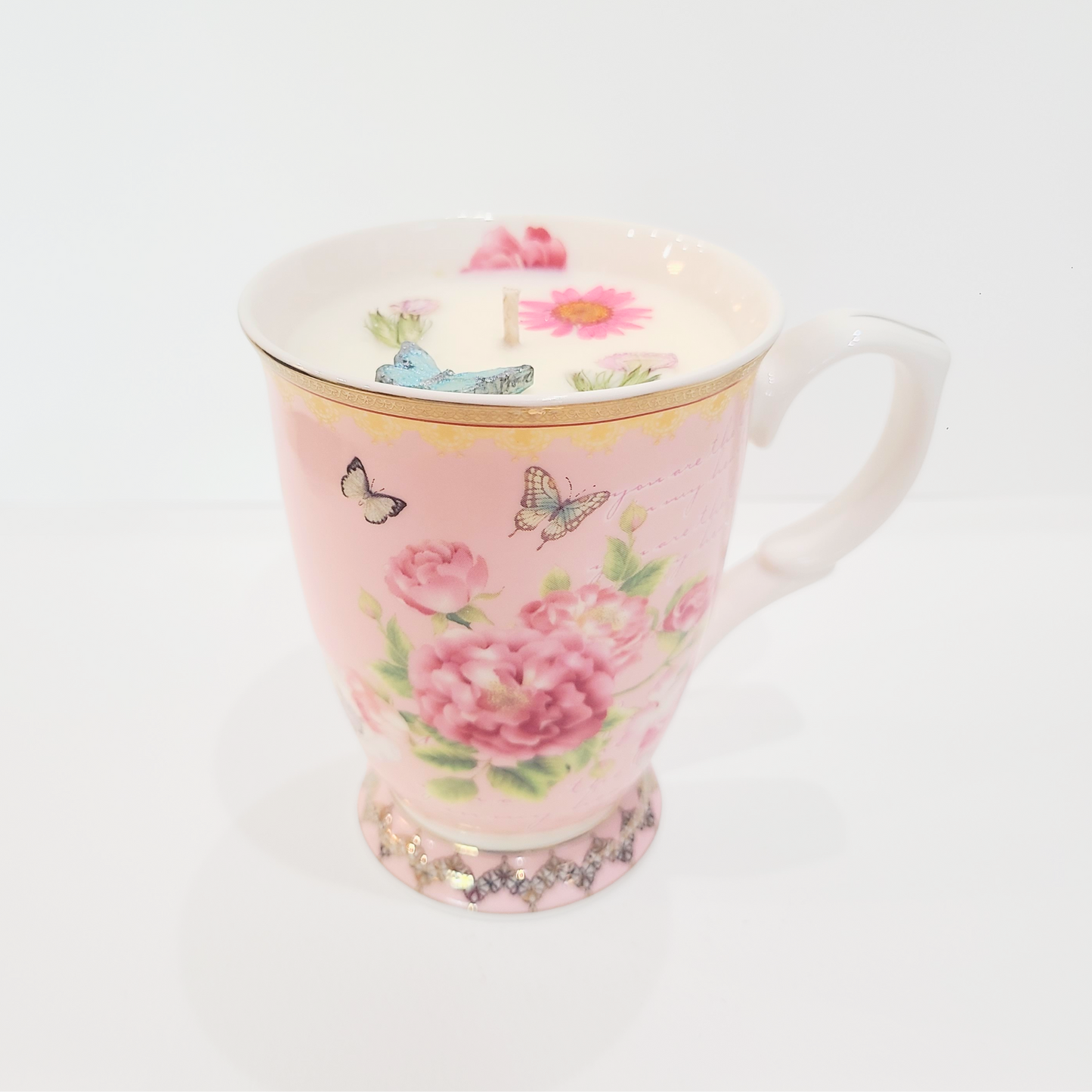 Honeysuckle Jasmine | Garden Scripture Boutique Teacup Candle