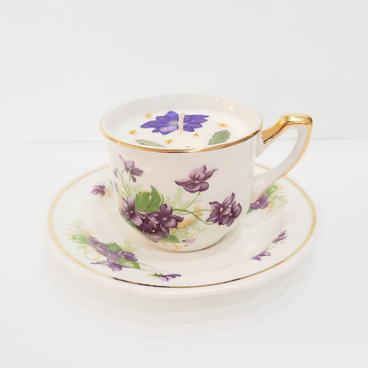 French Meadow | 1950's WS George Vintage Teacup Candle