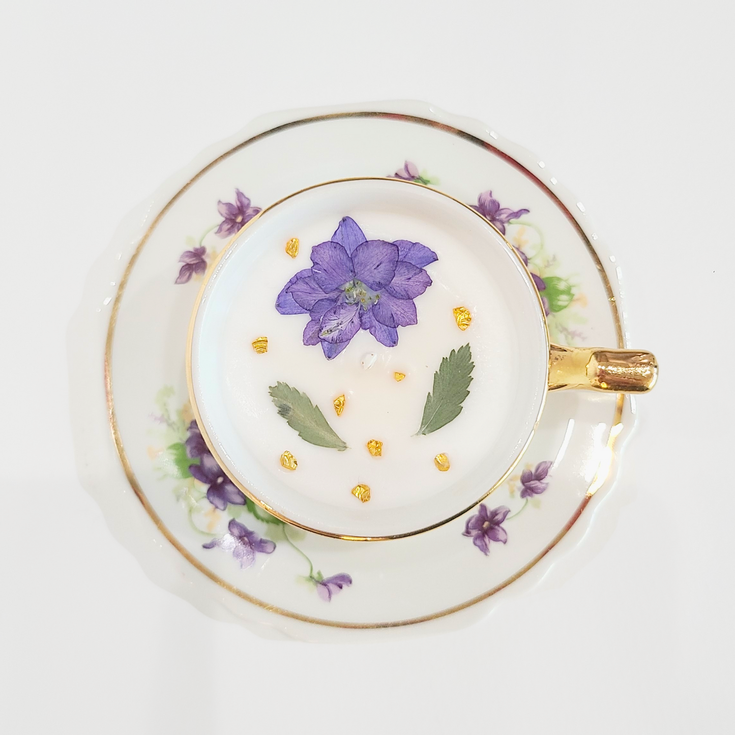 French Meadow | 1950's WS George Vintage Teacup Candle