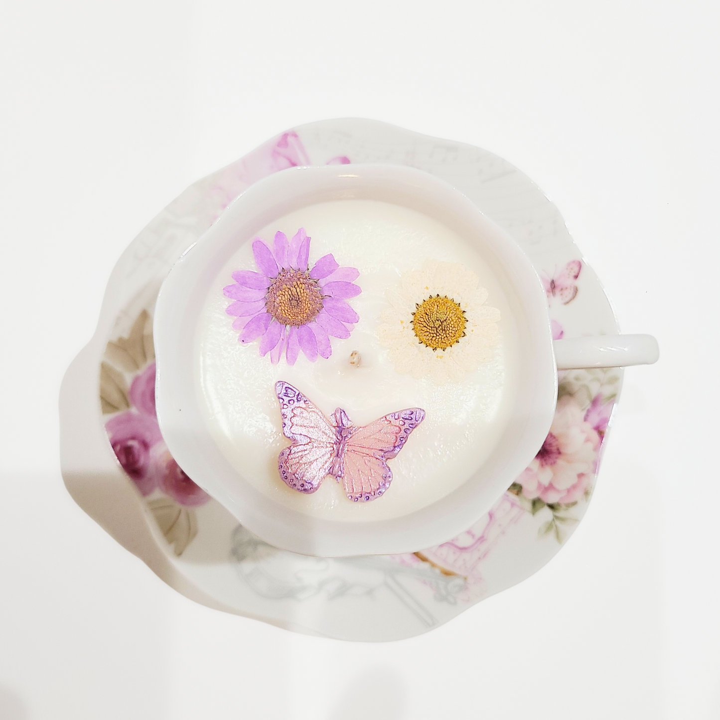 French Meadow | Floral Scripture Boutique Teacup Candle