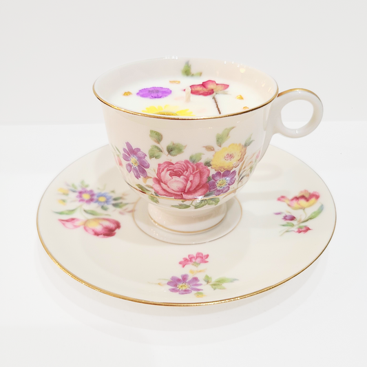 Just Jasmine | 1950's Theodore Haviland Vintage Teacup Candle